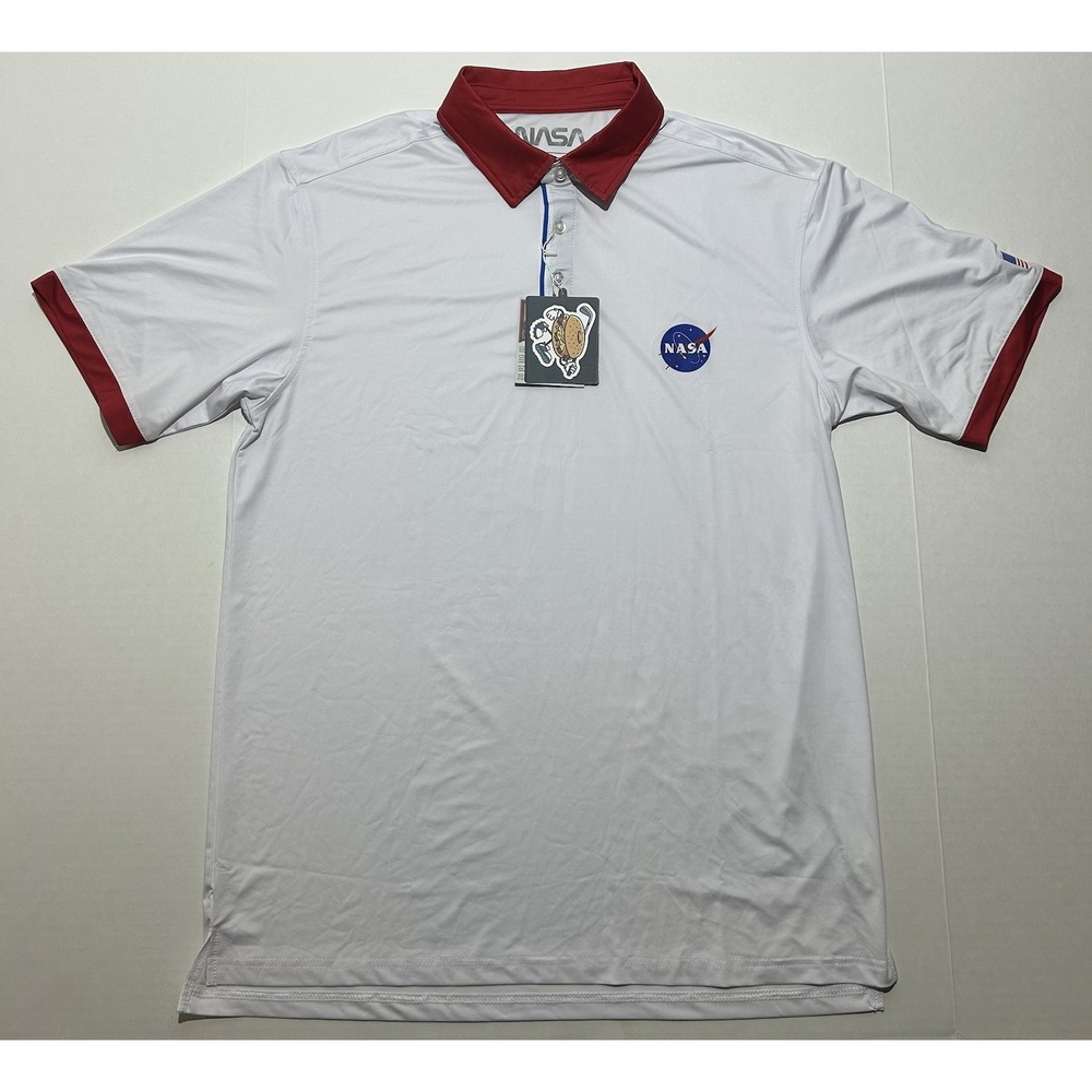 RSVLTS NASA Apollo XII Space Walk Kunuflex Short Sleeve Shirt Size Medium Rare